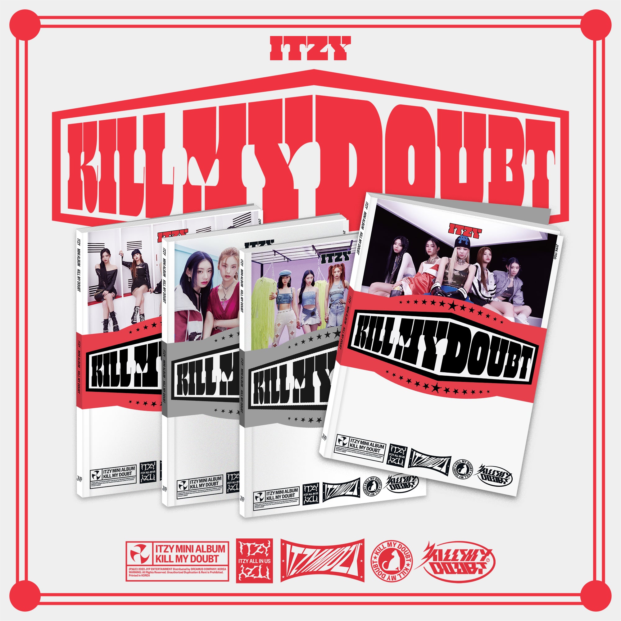 ITZY 7TH MINI ALBUM 'KILL MY DOUBT' (STANDARD) COVER