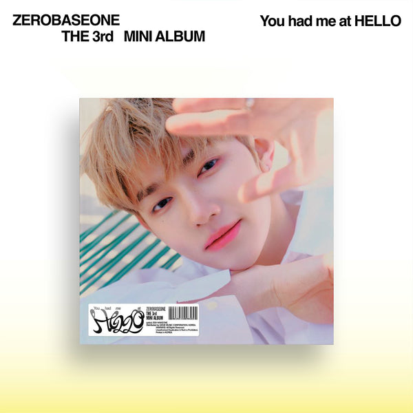 ZEROBASEONE (ZB1) 3RD MINI ALBUM 'YOU HAD ME AT HELLO' (DIGIPACK) ZHANG HAO VERSION COVER