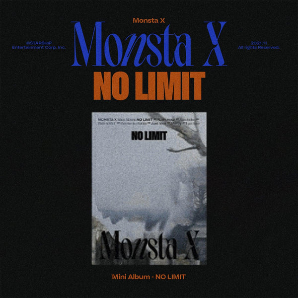 MONSTA X 10TH MINI ALBUM 'NO LIMIT' VERSION 4 COVER