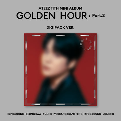 ATEEZ 11TH MINI ALBUM 'GOLDEN HOUR : PART.2' (DIGIPACK) JONGHO VERSION COVER