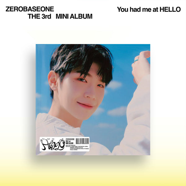 ZEROBASEONE (ZB1) 3RD MINI ALBUM 'YOU HAD ME AT HELLO' (DIGIPACK) KIM TAE RAE VERSION COVER
