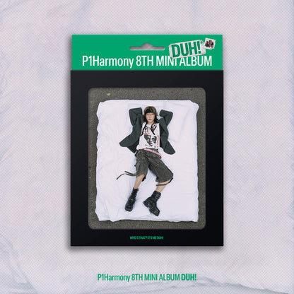 P1HARMONY 8TH MINI ALBUM 'DUH!' (COMPACT) JONGSEOB VERSION COVER
