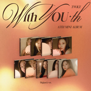TWICE 13TH MINI ALBUM 'WITH YOU-TH' (DIGIPACK) COVER