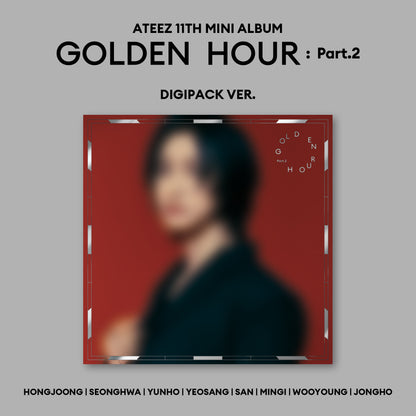 ATEEZ 11TH MINI ALBUM 'GOLDEN HOUR : PART.2' (DIGIPACK) HONGJOONG VERSION COVER