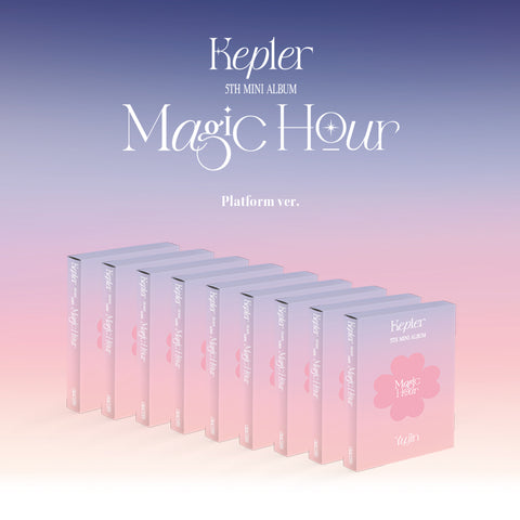 KEP1ER 5TH MINI ALBUM 'MAGIC HOUR' (PLATFORM) COVER