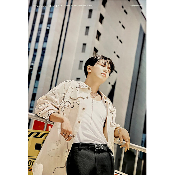 JUNG YONG HWA 2ND MINI ALBUM 'YOUR CITY' POSTER ONLY AMONG CITY VERSION COVER
