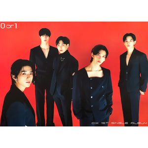 CIX 1ST SINGLE ALBUM '0 OR 1' POSTER ONLY ANDROID VERSION COVER