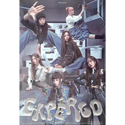 NMIXX 1ST EP ALBUM 'EXPÉRGO' POSTER ONLY A VERSION PHOTO CONCEPT 1 COVER