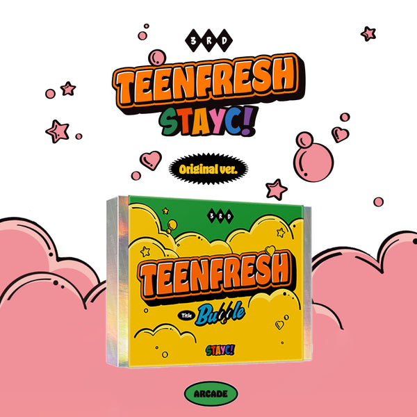 STAYC 3RD MINI ALBUM 'TEENFRESH' ARCADE VERSION COVER