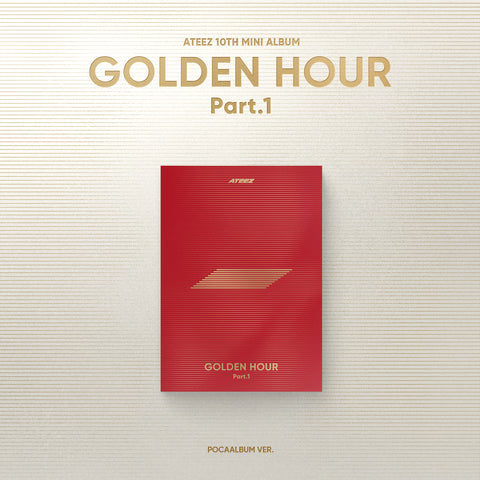 ATEEZ 1OTH MINI ALBUM 'GOLDEN HOUR : PART.1' (POCA) COVER