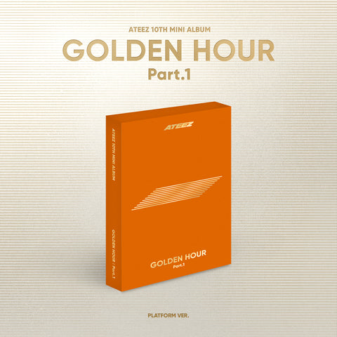 ATEEZ 1OTH MINI ALBUM 'GOLDEN HOUR : PART.1' (PLATFORM) COVER