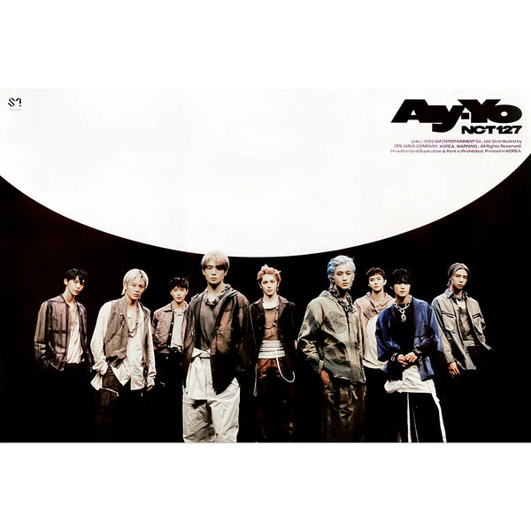 NCT 127 4TH ALBUM REPACKAGE 'AY-YO' POSTER (Digipack)