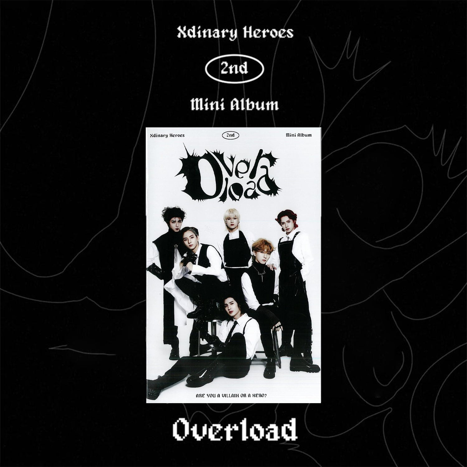 XDINARY HEROES 2ND MINI ALBUM 'OVERLOAD' A VERSION COVER