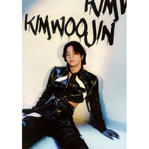 KIM WOO JIN 2ND MINI ALBUM 'THE MOMENT : 美成年, BOUNCE' POSTER ONLY