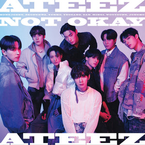 ATEEZ 3RD JAPANESE SINGLE 'NOT OKAY' (LIMITED) A VERSION COVER
