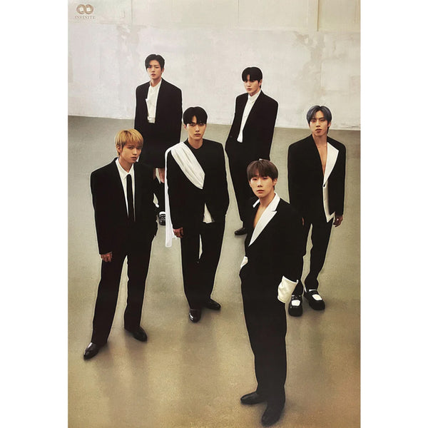 INFINITE 7TH MINI ALBUM '13EGIN' POSTER ONLY BACK A VERSION