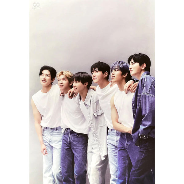 INFINITE 7TH MINI ALBUM '13EGIN' POSTER ONLY BACK B VERSION COVER