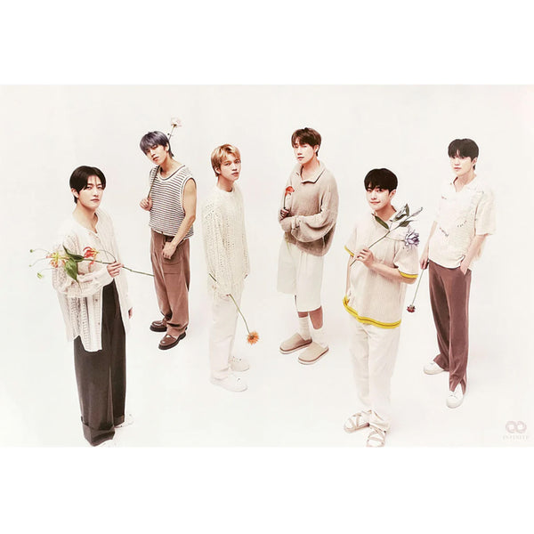 INFINITE 7TH MINI ALBUM '13EGIN' POSTER ONLY BACK C VERSION COVER