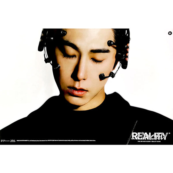 U-KNOW 3RD MINI ALBUM 'REALITY SHOW' POSTER ONLY BEHIND DISK VERSION COVER