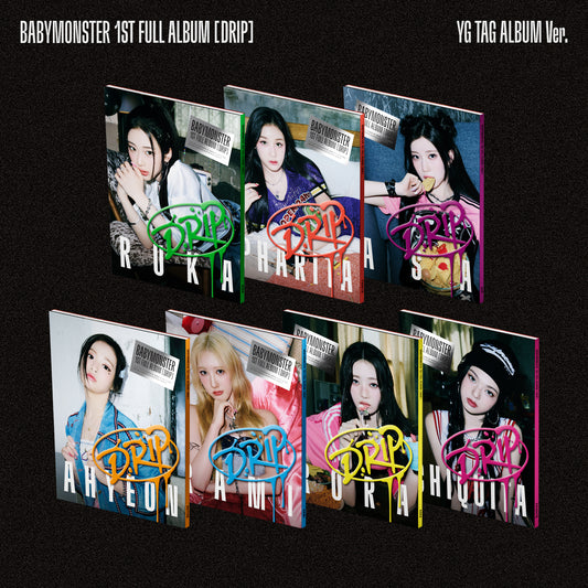 BABYMONSTER 1ST ALBUM 'DRIP' (YG TAG) COVER
