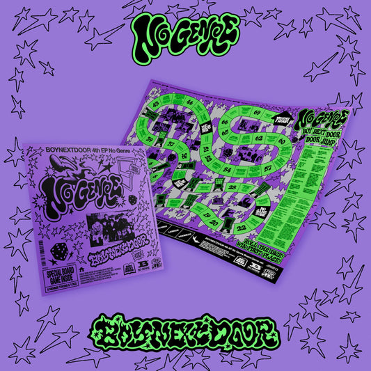 BOYNEXTDOOR 4TH EP ALBUM 'NO GENRE' (BOARD GAME) COVER