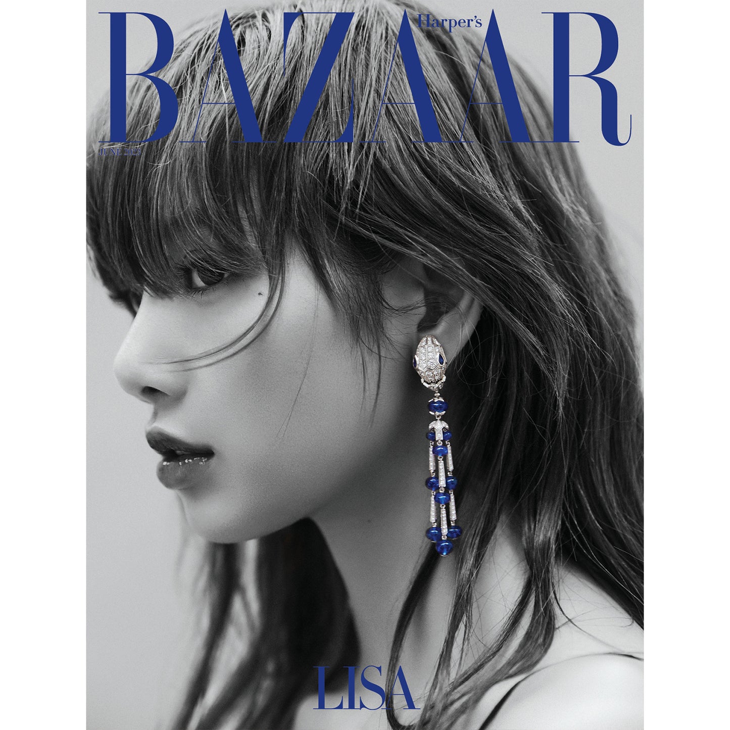 BAZAAR 'JUNE 2023 - LISA (BLACKPINK)' B VERSION COVER