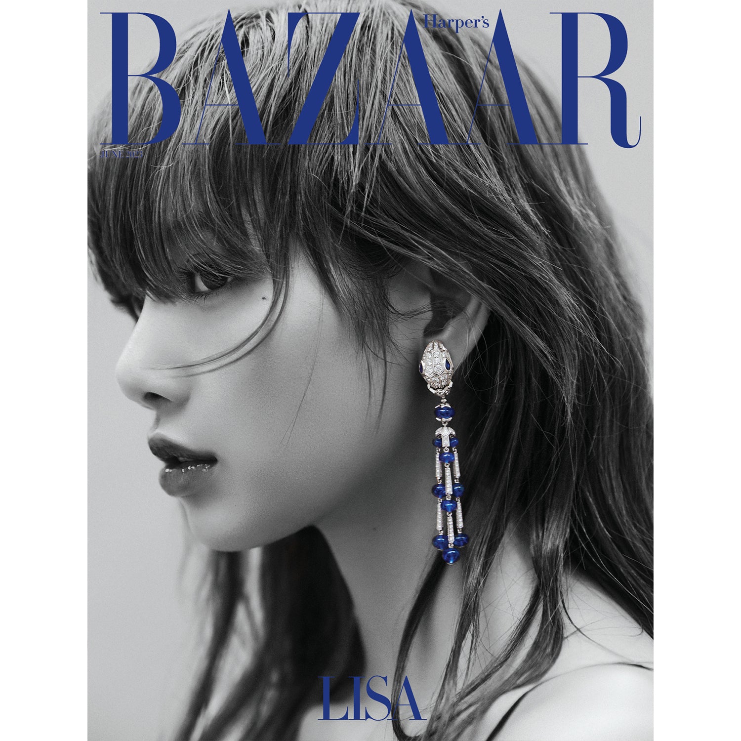 BAZAAR 'JUNE 2023 - LISA (BLACKPINK)' B VERSION COVER
