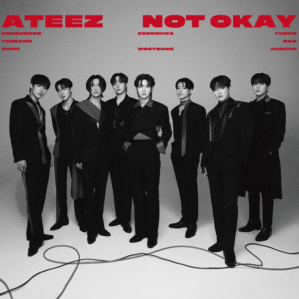 ATEEZ 3RD JAPANESE SINGLE 'NOT OKAY' (LIMITED) B VERSION COVER