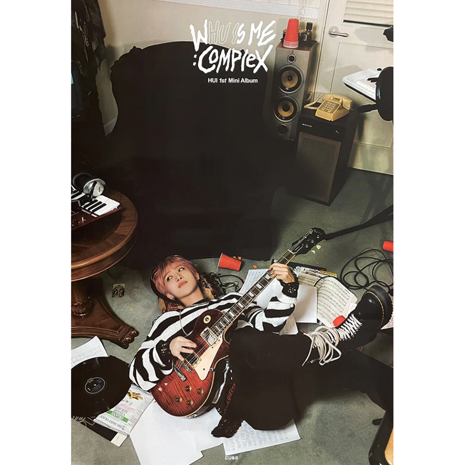 HUI 1ST MINI ALBUM 'WHU IS ME : COMPLEX' POSTER ONLY B VERSION COVER