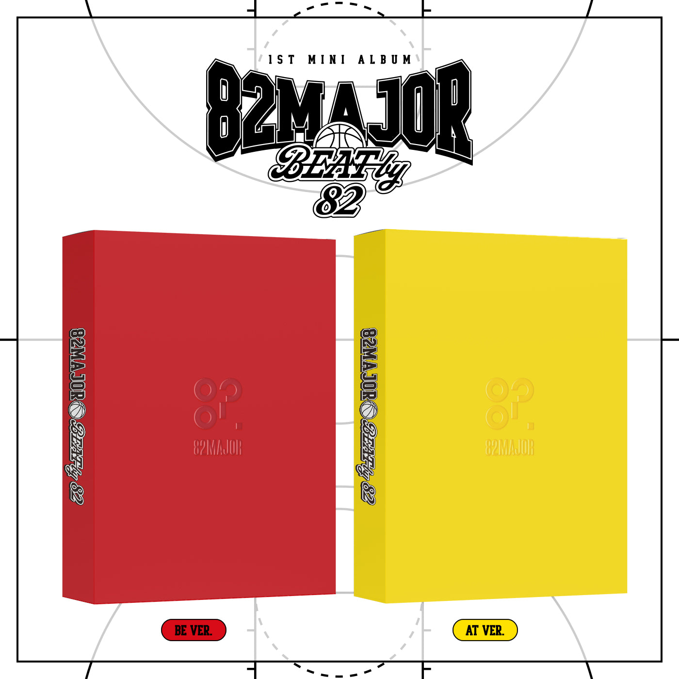 82MAJOR 1ST MINI ALBUM 'BEAT BY 82' SET COVER
