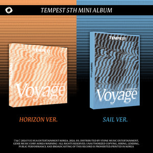 TEMPEST 5TH MINI ALBUM 'VOYAGE' SET COVER