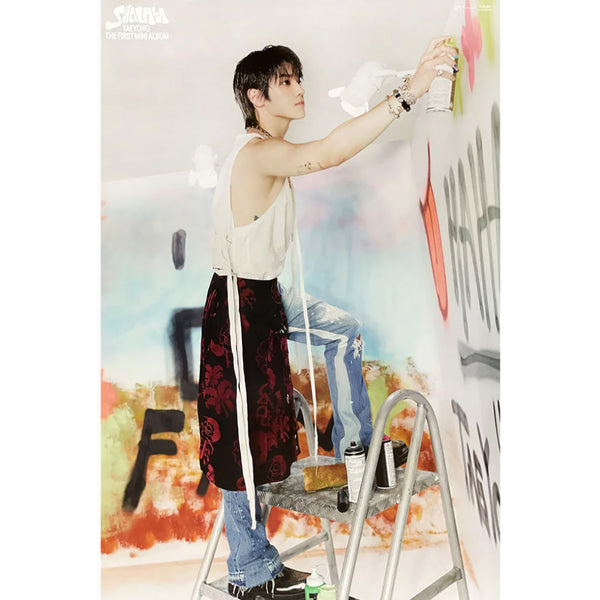 TAEYONG 1ST ALBUM 'SHALALA' POSTER ONLY COLLECTOR A VERSION COVER