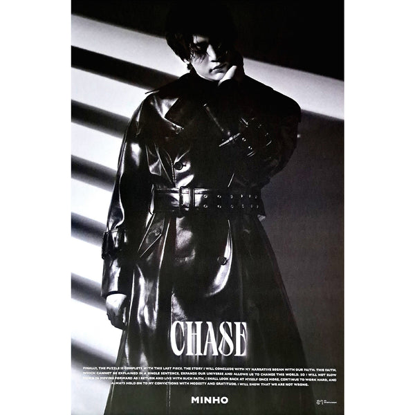 MINHO (SHINEE) 1ST MINI ALBUM 'CHASE' POSTER ONLY COMPLETE 1 VERSION COVER