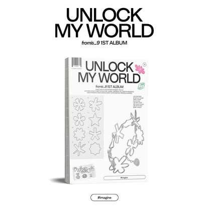 FROMIS_9 1ST ALBUM 'UNLOCK MY WORLD' IMAGINE VERSION COVER