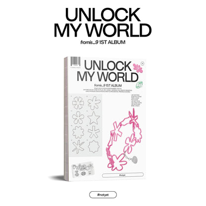 FROMIS_9 1ST ALBUM 'UNLOCK MY WORLD' NOTYET VERSION COVER