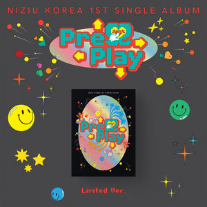 NIZIU 1ST SINGLE ALBUM 'PRESS PLAY' (LIMITED) COVER