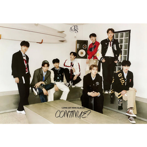 LUN8 1ST MINI ALBUM 'CONTINUE?' POSTER ONLY C VERSION COVER