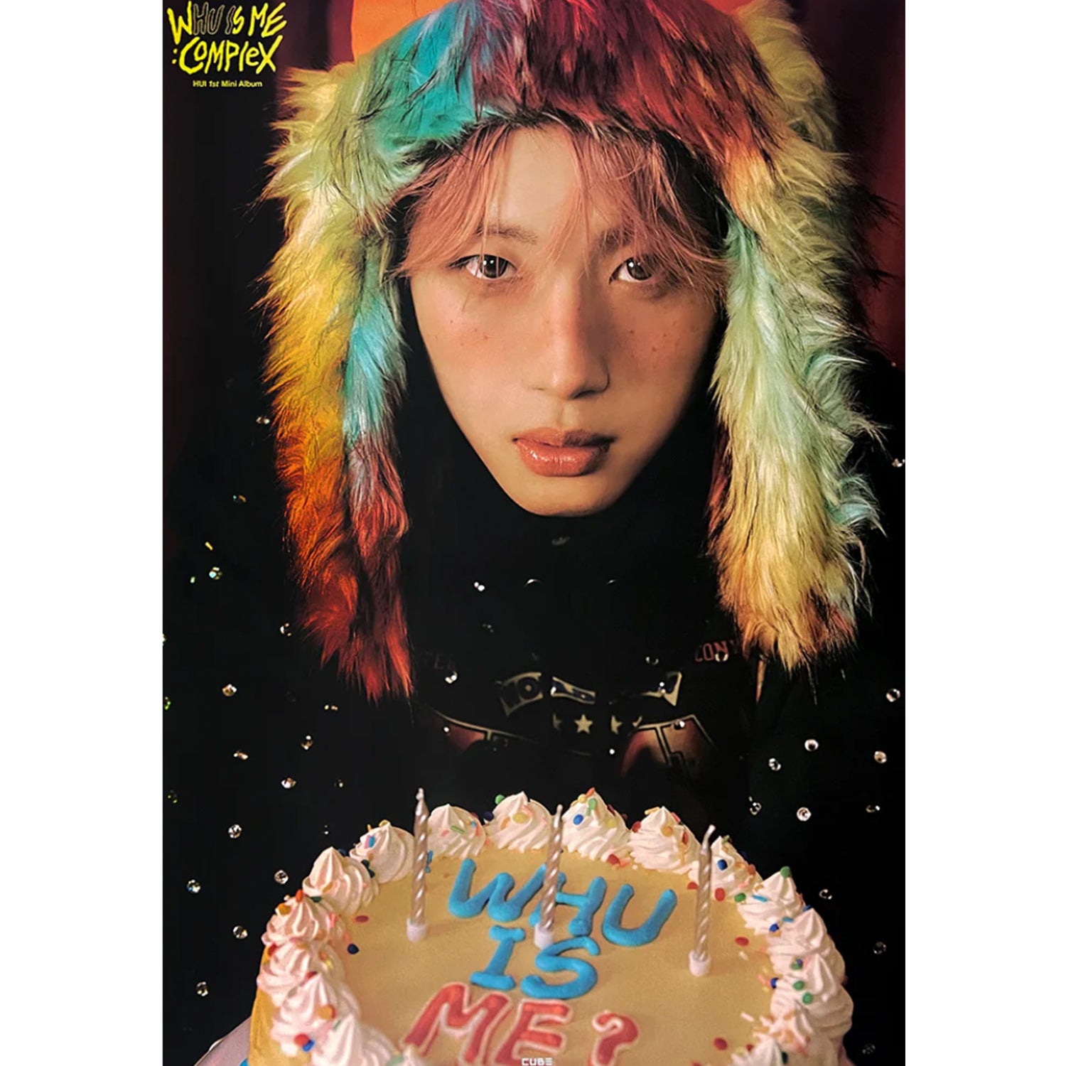 HUI 1ST MINI ALBUM 'WHU IS ME : COMPLEX' POSTER ONLY C VERSION COVER