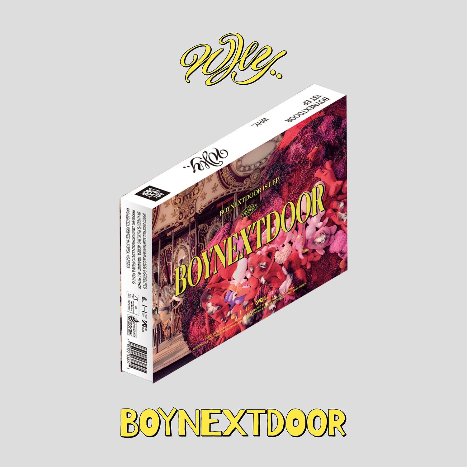 BOYNEXTDOOR 1ST EP ALBUM 'WHY..' DAZED VERSION COVER