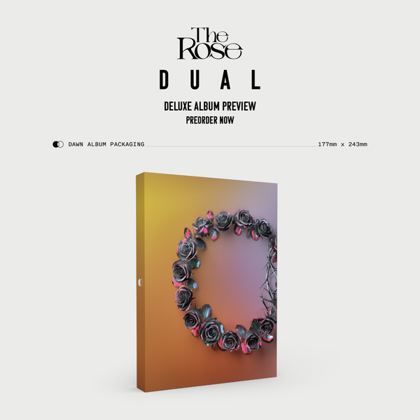 THE ROSE 2ND ALBUM 'DUAL' (DELUXE BOX) DAWN VERSION COVER