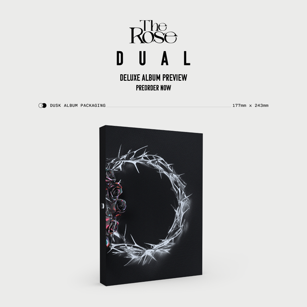 THE ROSE 2ND ALBUM 'DUAL' (DELUXE BOX) DUSK VERSION COVER
