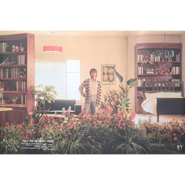 ONEW (SHINEE) 1ST ALBUM 'CIRCLE' POSTER ONLY DIGIPACK WIND VERSION COVER