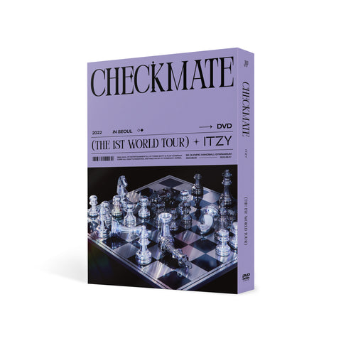 ITZY 2022 THE 1ST WORLD TOUR IN SEOUL 'CHECKMATE' (DVD) COVER
