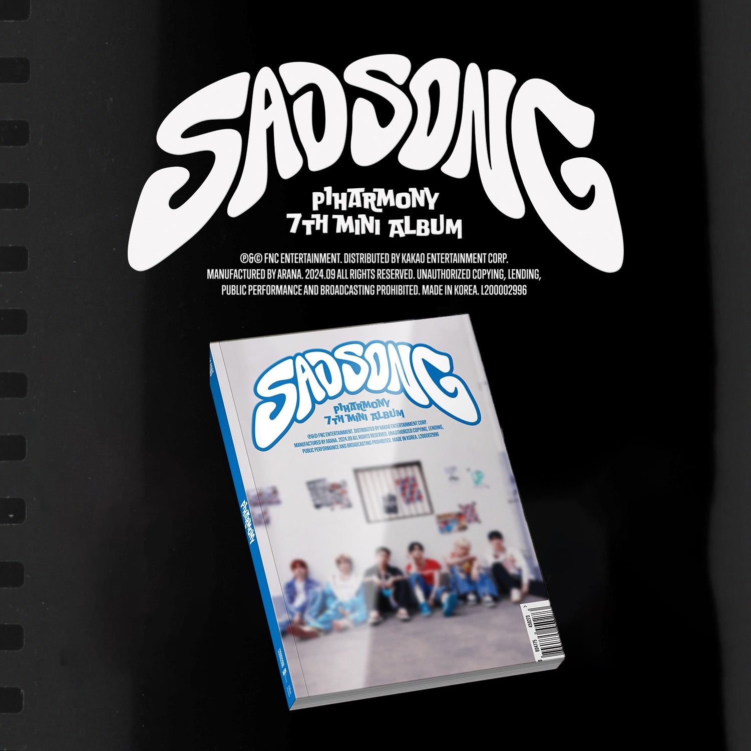 P1HARMONY 7TH MINI ALBUM 'SAD SONG' D VERSION COVER