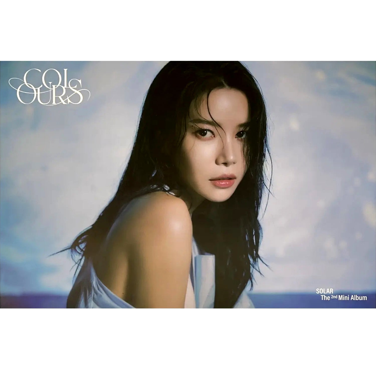 SOLAR 2ND MINI ALBUM 'COLOURS' POSTER ONLY D VERSION COVER