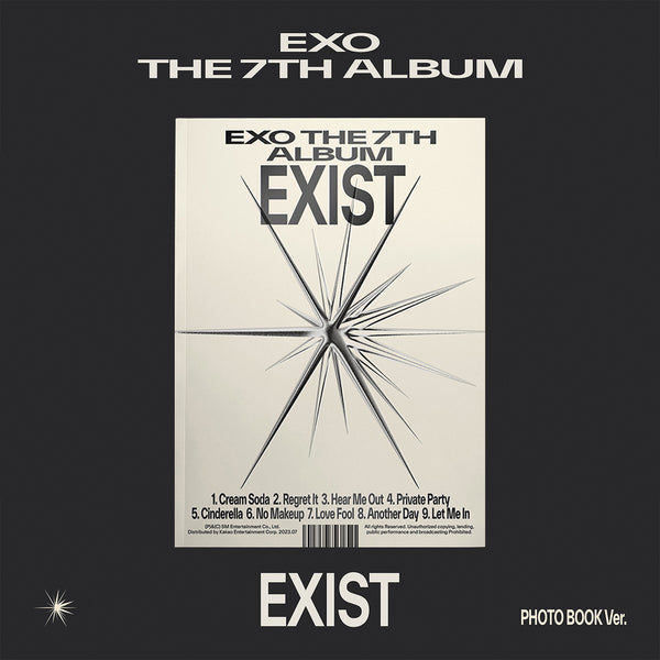 EXO 7TH ALBUM 'EXIST' (PHOTOBOOK) E VERSION COVER