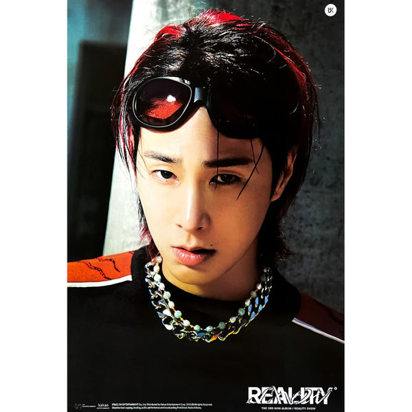 U-KNOW 3RD MINI ALBUM 'REALITY SHOW' POSTER ONLY FAKE ZINE VERSION COVER