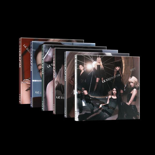 LE SSERAFIM 5TH MINI ALBUM 'HOT' (COMPACT) COVER