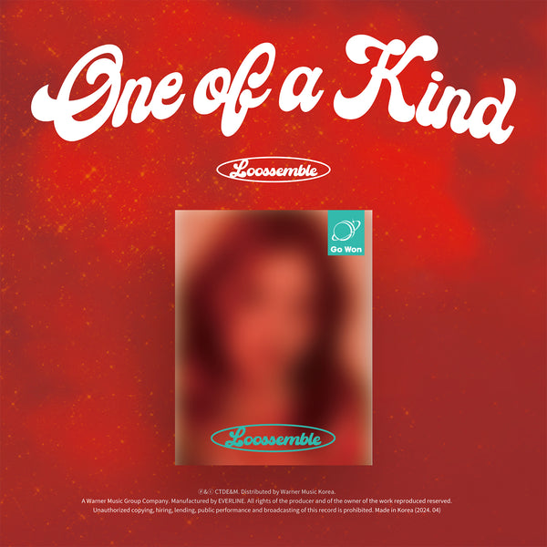 LOOSSEMBLE 2ND MINI ALBUM 'ONE OF A KIND' (EVER MUSIC ALBUM) GO WON VERSION COVER