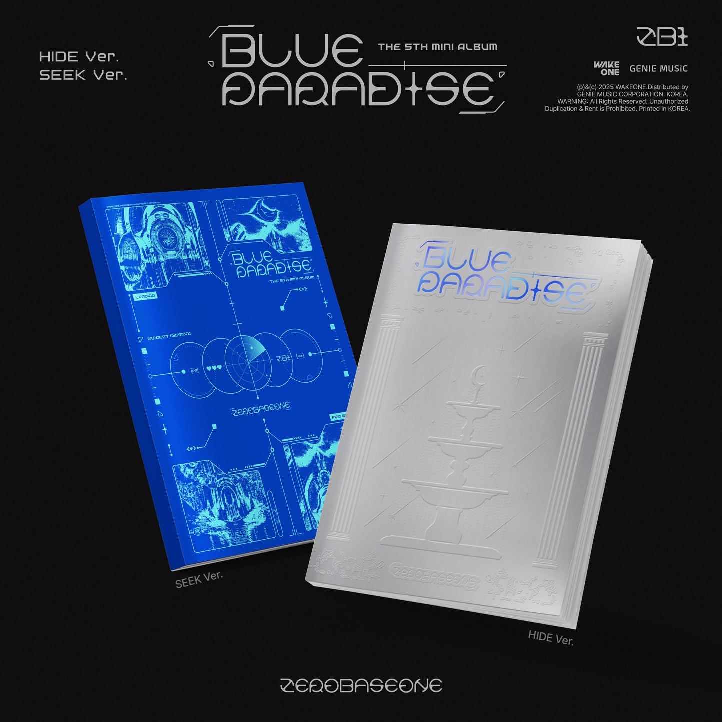 ZEROBASEONE (ZB1) 5TH MINI ALBUM 'BLUE PARADISE' COVER